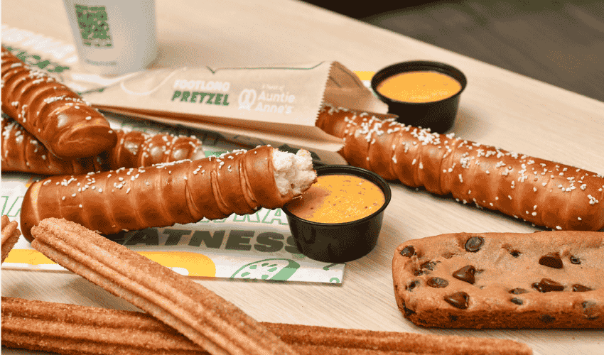 Subway Sidekicks Menu