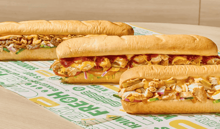 Subway Signature Series Menu