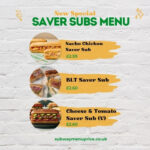 Subway Saver Subs Menu