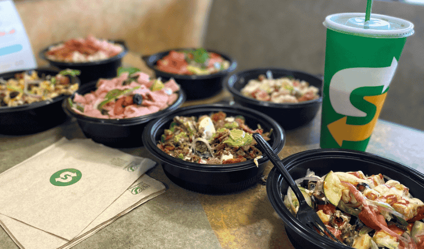 Subway Protein Bowl Menu