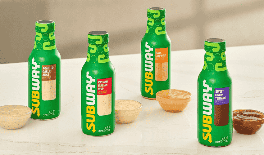 Subway Sauce Menu