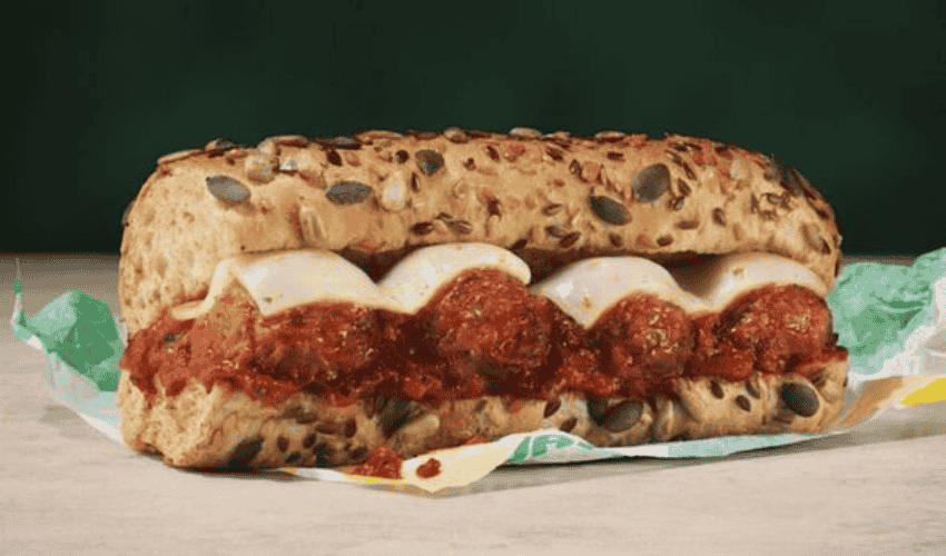 Subway Meatball Marinara Menu