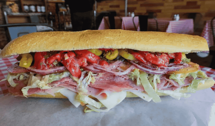 Subway Italian Sub Menu